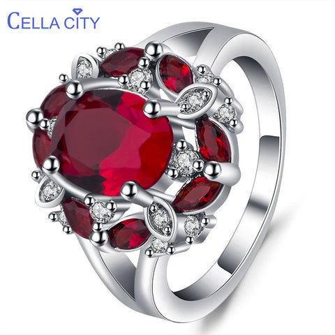 Cellacity Silver 925 ring for charm female