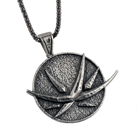Vintage Gothic Fashion Witcher Wizard Pendant Necklace