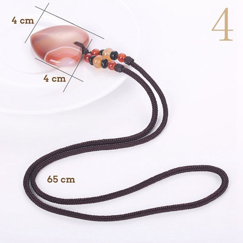 Yumten Turquoise Pendant Necklaces Long Women